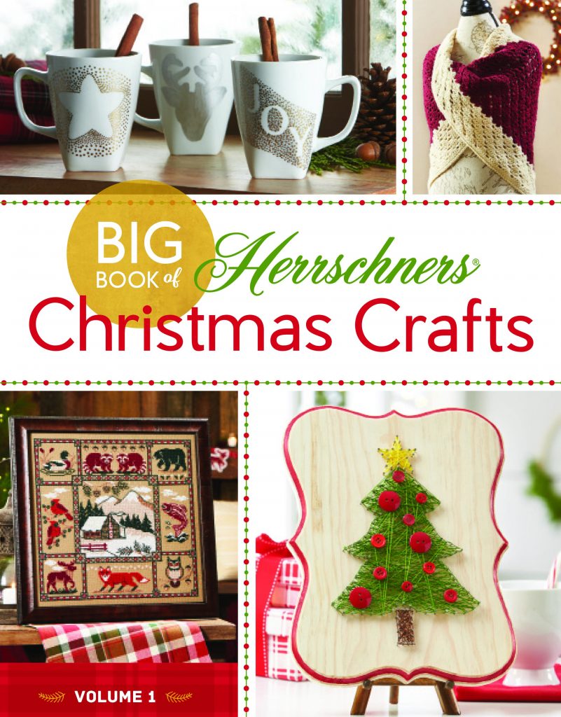 A cover image of the BIG Book of Christmas Crafts, Volume 1 